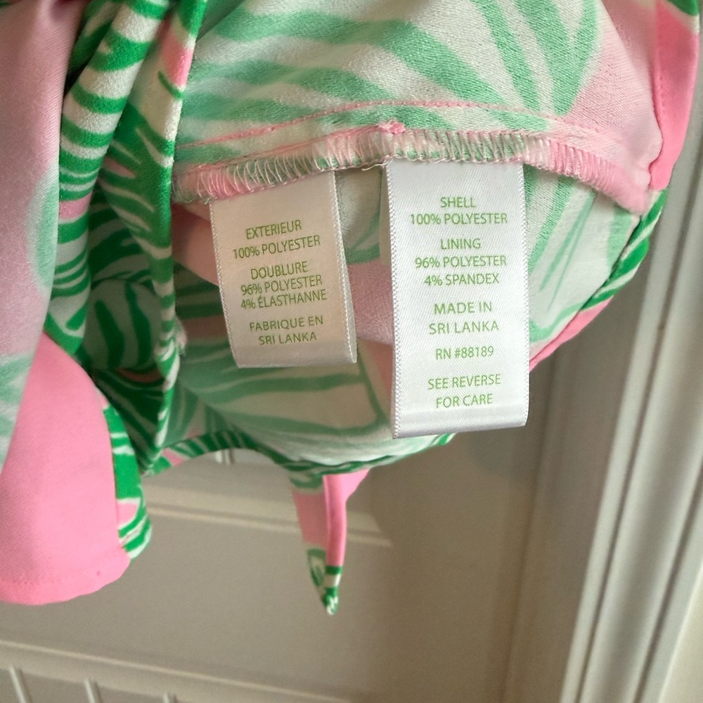 Lilly Pulitzer pink & green Donna romper, size 8 - Picture 5 of 5